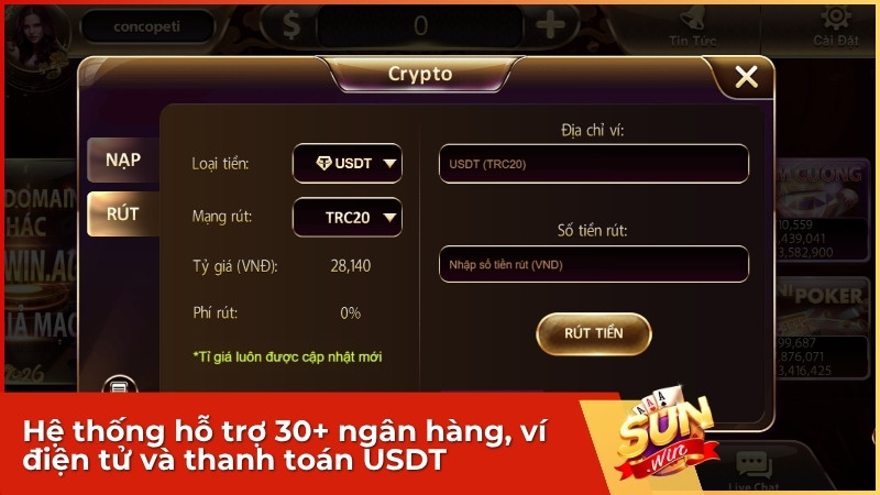 Sun win: Cổng Truy Cập Domain Mới Và Bí Kíp Bảo Mật Tại sunwin013.net 2 Hệ thống hỗ trợ 30+ ngân hàng, ví điện tử và thanh toán USDT